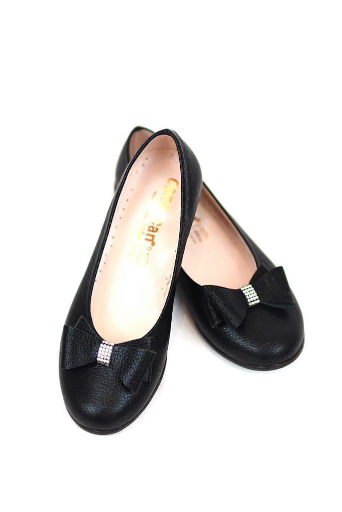 Black Girls Shoes With Bow