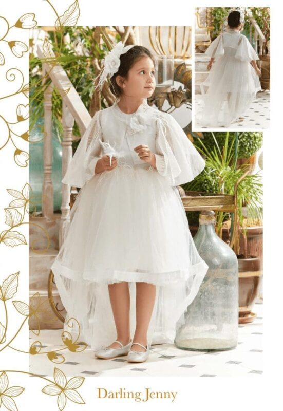 Flower Girl Dress Darling Jenny at Quinn Harper Childrens Occasion Wear in Chelsea London UK