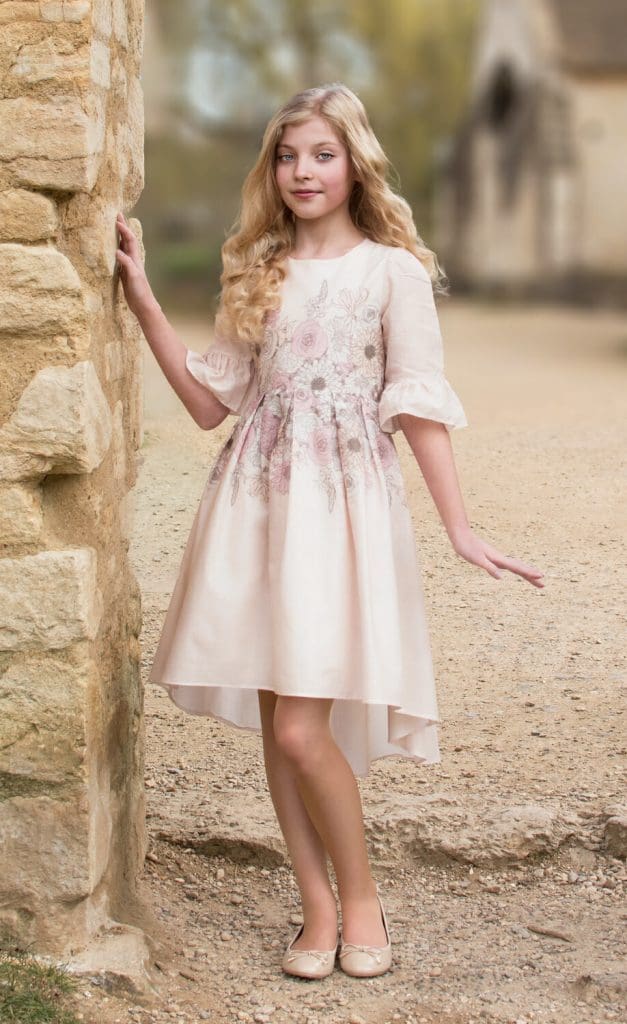 Girls Pink Dresses - Garden Glory