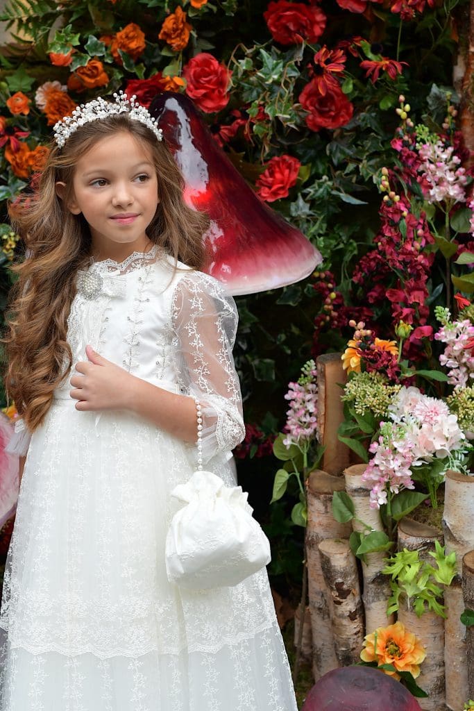 Holy Communion Dresse at Quinn Harper Childrens Occasion wear in 331 Kings Road Chelsea London SW3 5ES UK. scaled