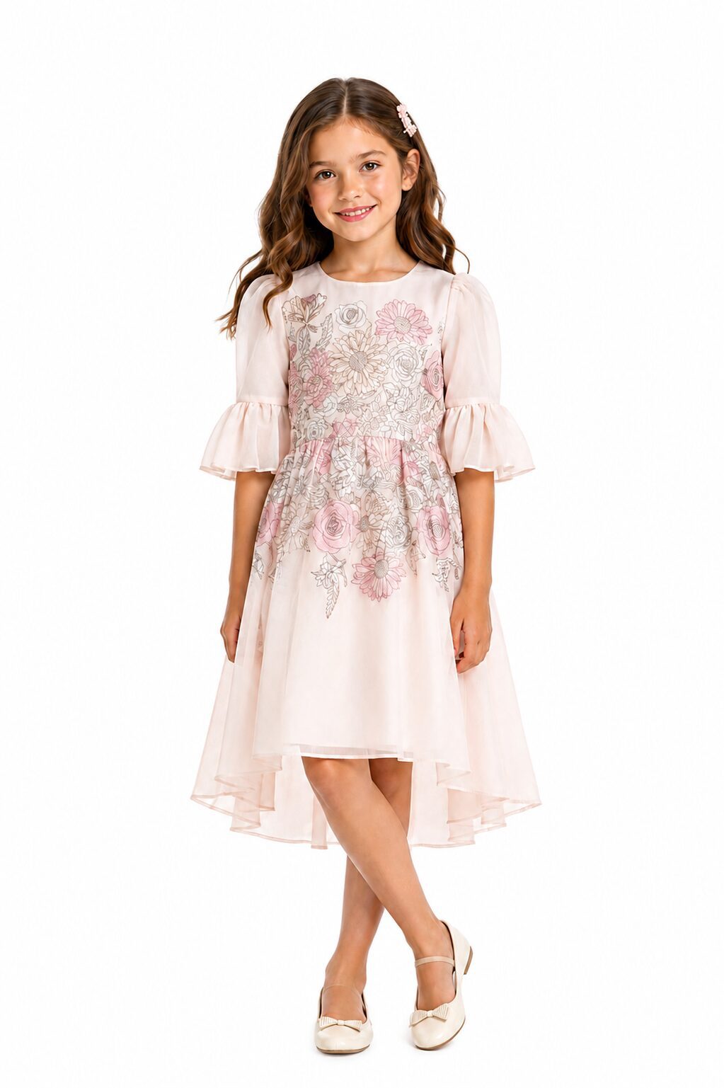 Girls Pink Dresses - Garden Glory
