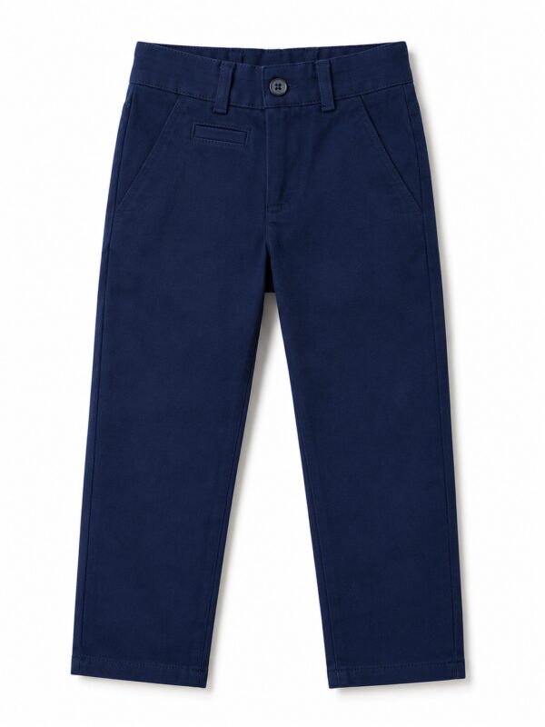 Kids Navy Chinos Trouser.