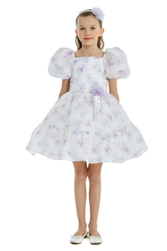 Girls organza party dresses - Violet
