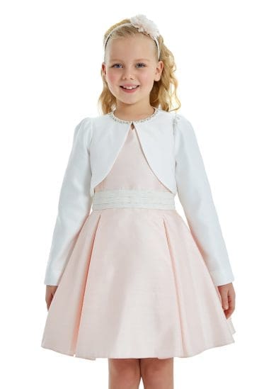 Ivory flower girl bolero