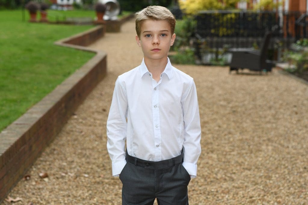 Boys Classic Cotton White Shirt Boys Suits Kids Suits Holy communion suits for boys and Page Boy Suits for Weddings from Quinn Harper childrens occasion wear scaled