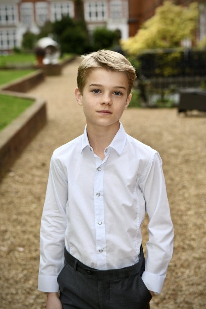 Boys White Smart Shirt