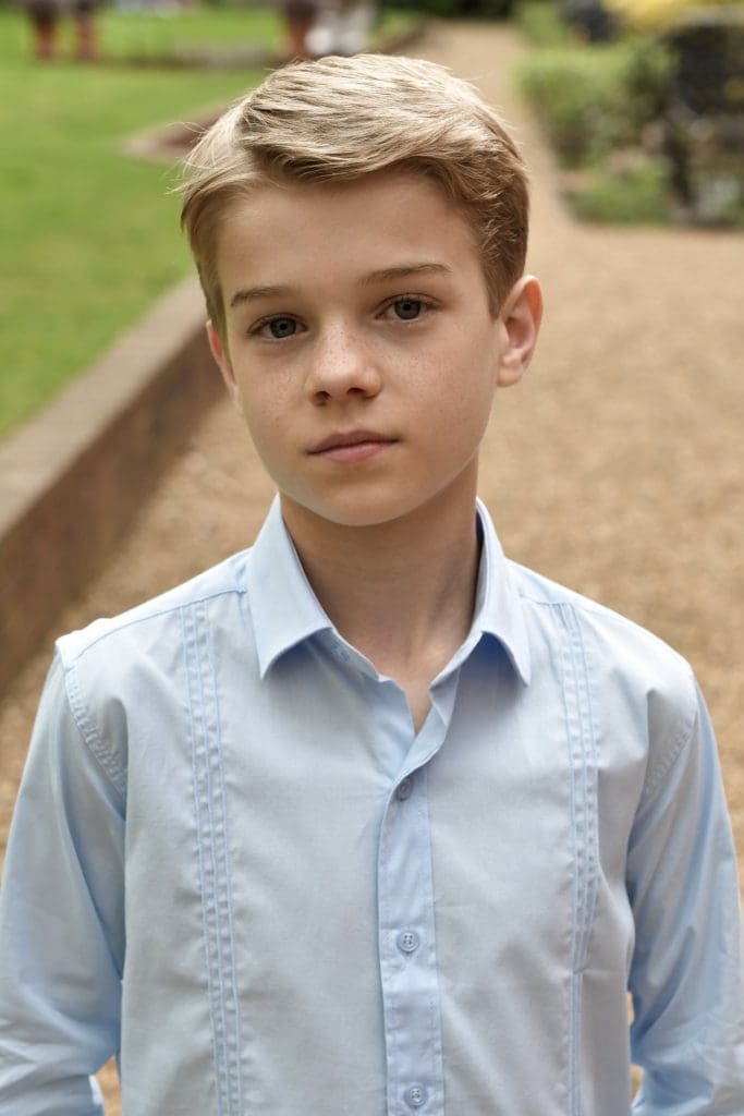 Boys Cotton Blue Shirt Boys Suits Kids Suits Holy communion suits for boys and Page Boy Suits for Weddings from Quinn Harper childrens occasion wear scaled