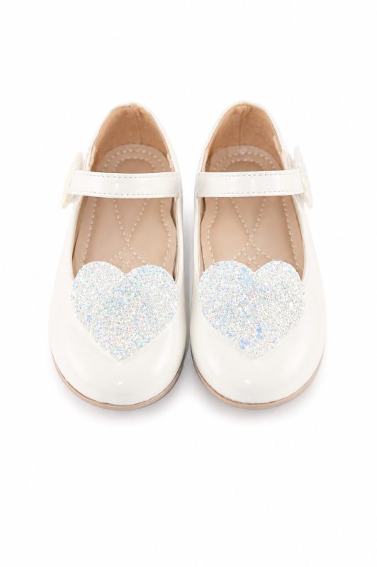 White Occasion Shoes For Little Girls