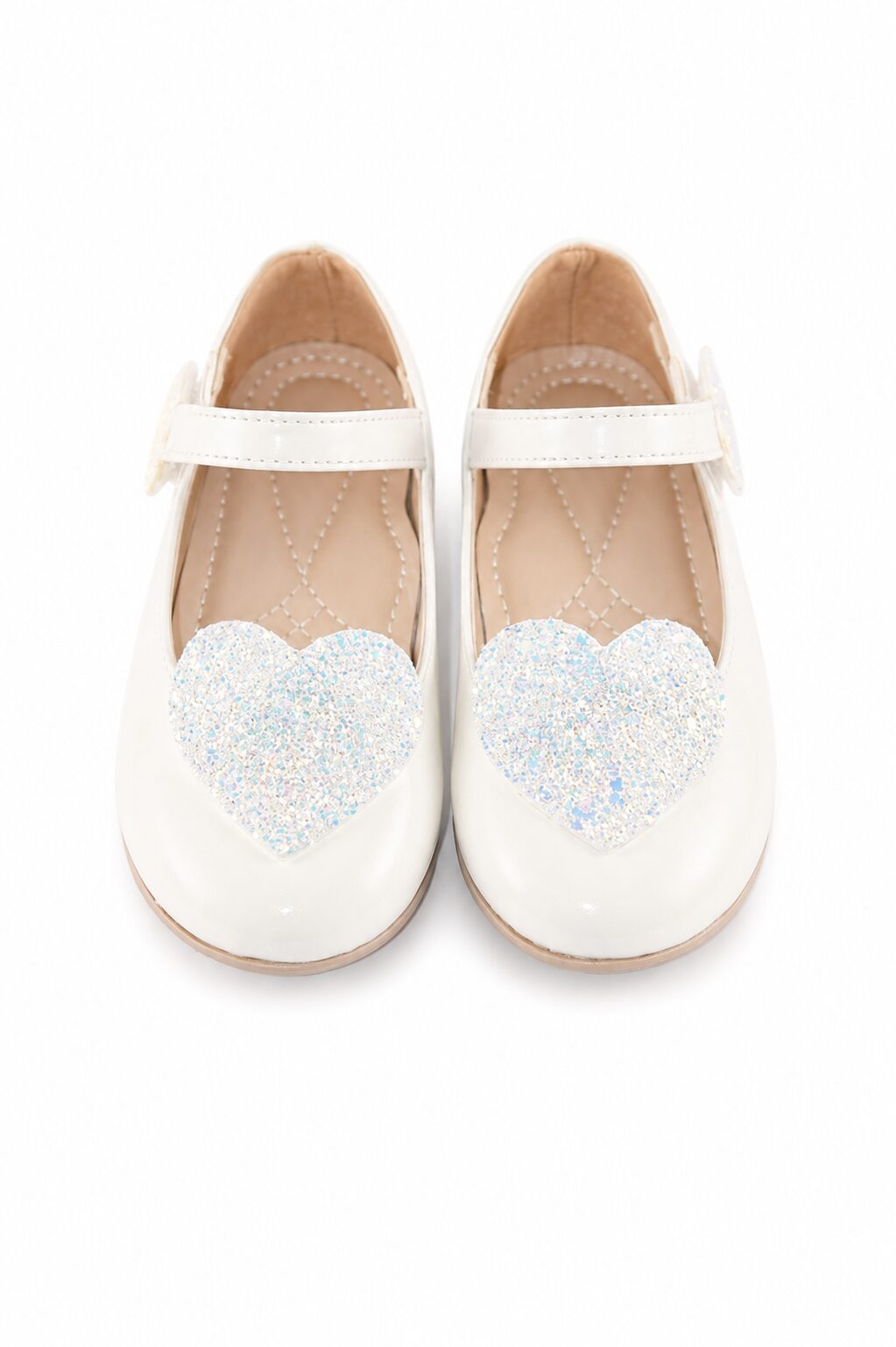 White Occasion Shoes For Little Girls
