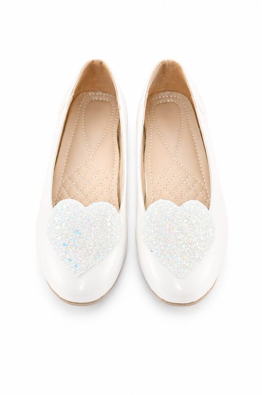 Girls White Occasion Shoes