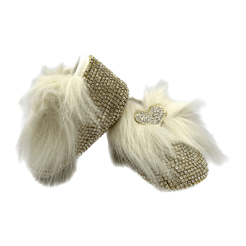 Baby Crystal Shoes - Furry Heart