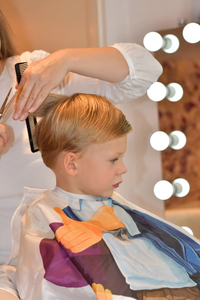 toddlers haircuts at hair salon