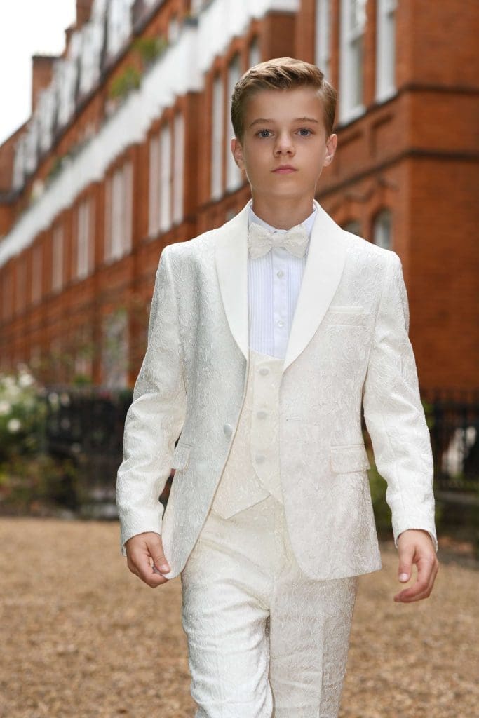 Boy's Navy Formal Three-piece Suit