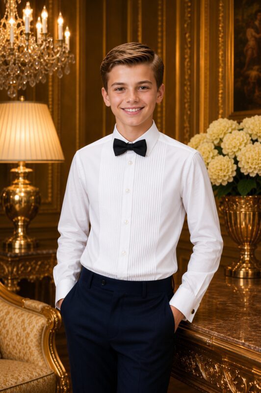 Boys Tuxedo Shirt for Luxry Weddings