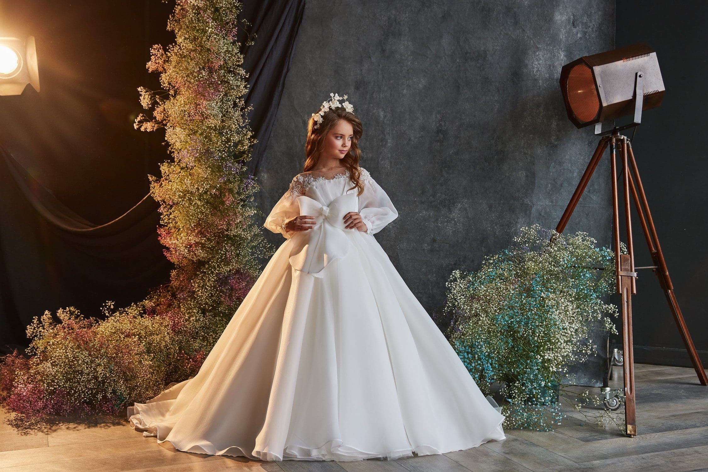 Designer Flower Girl Dresses at Quinn Harper Children's Occasion Wear in 331 Kings Road Chelsea London SW3 5ES UK