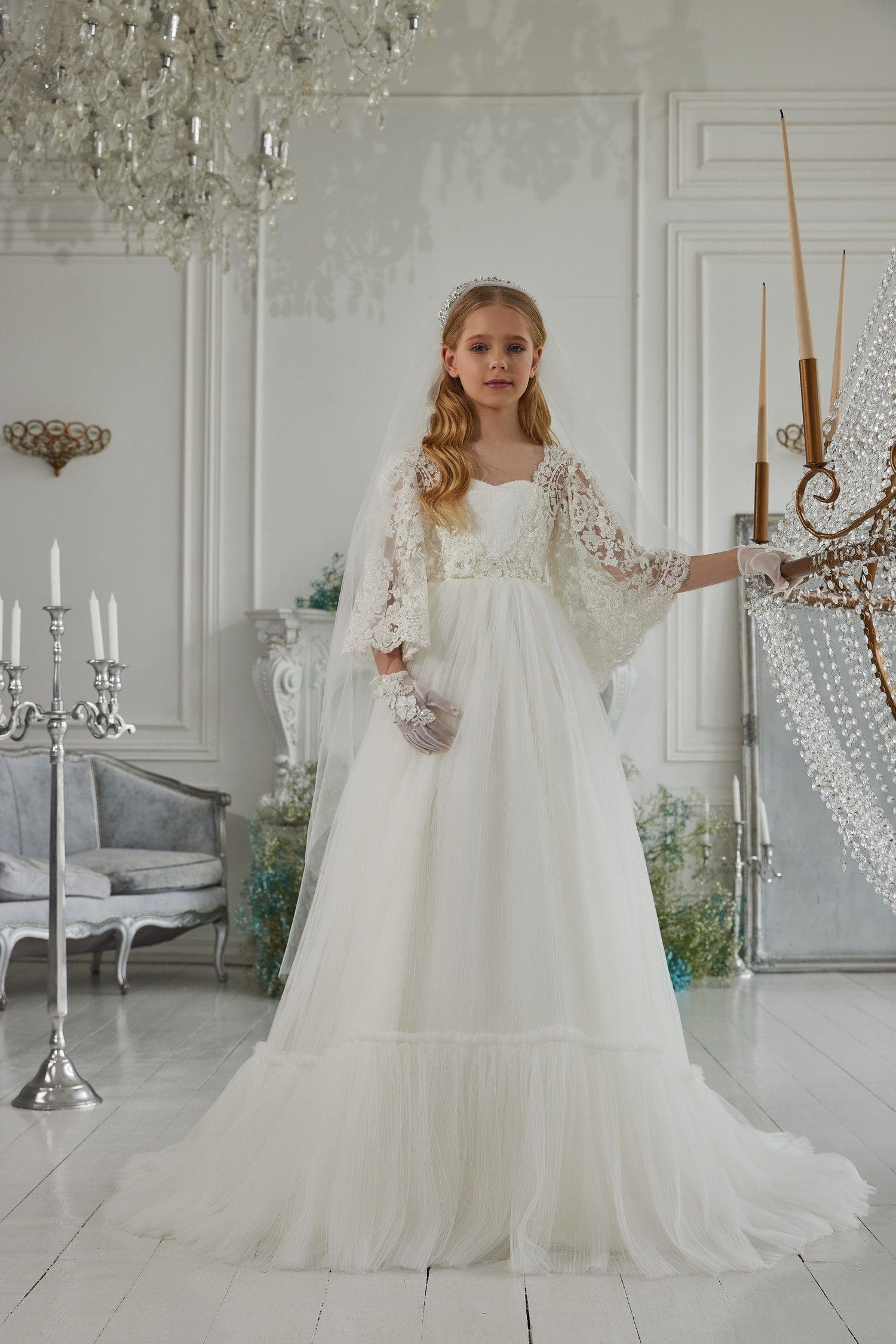 Designer Ivory Holy Communion Dresses