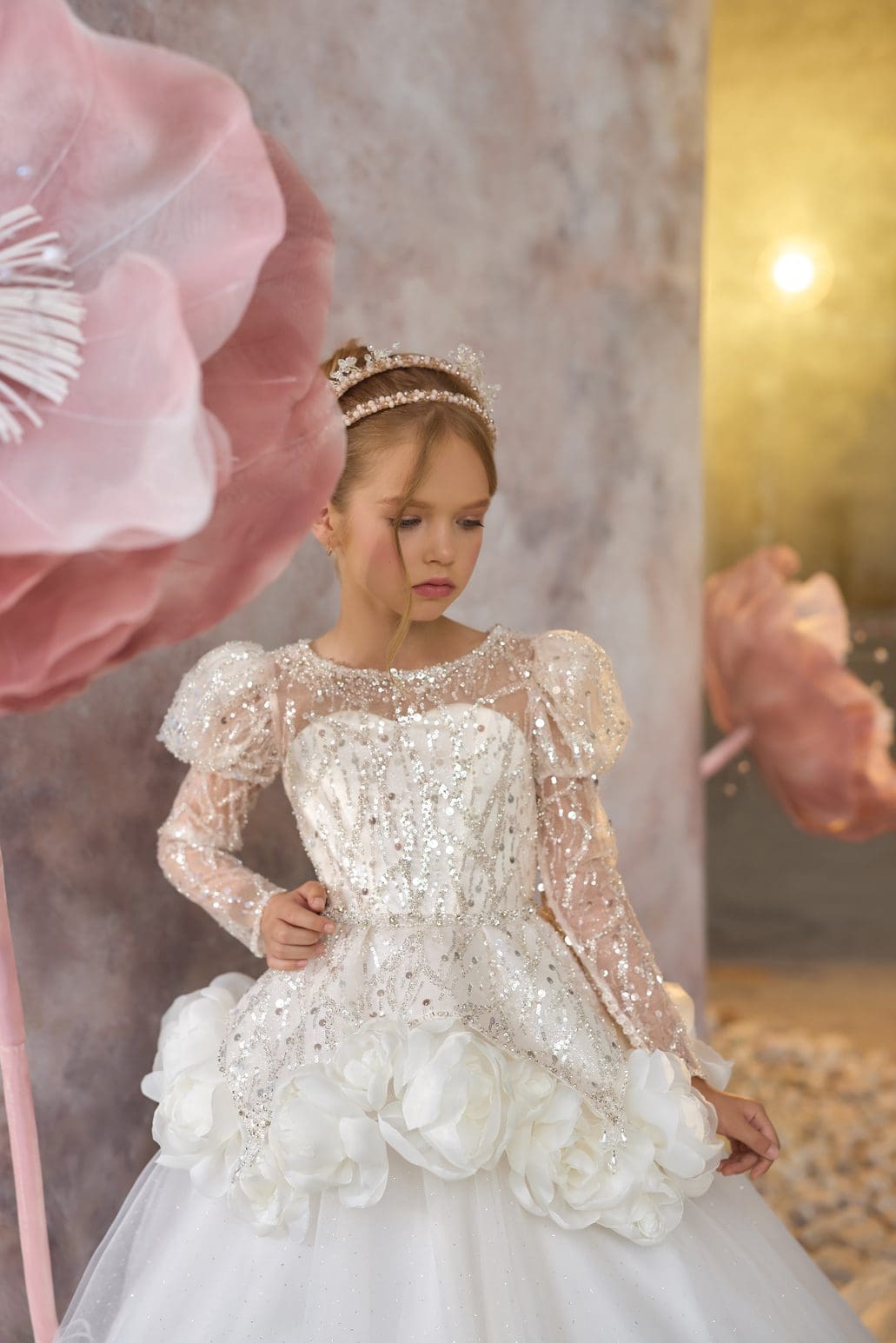 Luxury Flower Girl Dresses, Girls Party Dresses, Holy Communion Dresses, Girls Occasion Dresses, Girls Prom Dresses, Girls Wedding Dresses, Recital Dresses.1