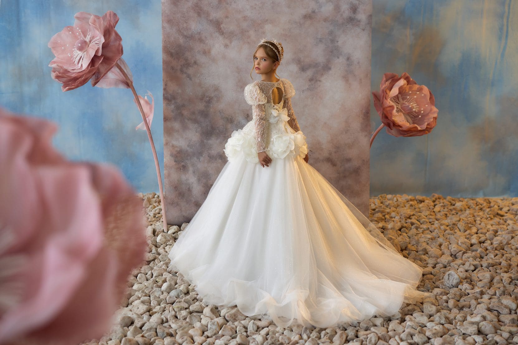 Luxury Flower Girl Dresses, Girls Party Dresses, Holy Communion Dresses, Girls Occasion Dresses, Girls Prom Dresses, Girls Wedding Dresses, Recital Dresses.2.jpg