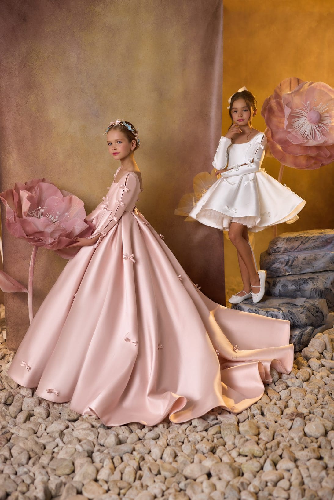 Blossom Bow Long Skirt - Made To Order