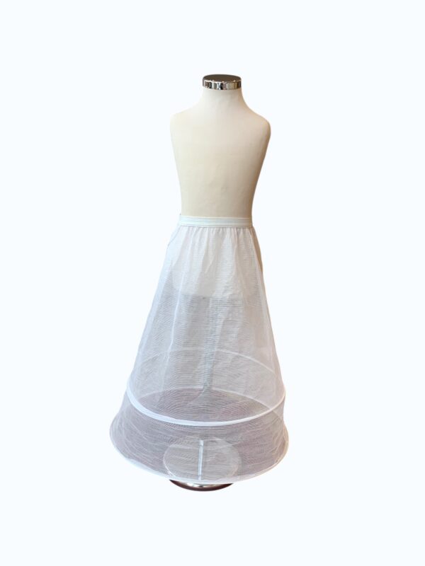 Plain Petticoat Skirt With 2 Hoops